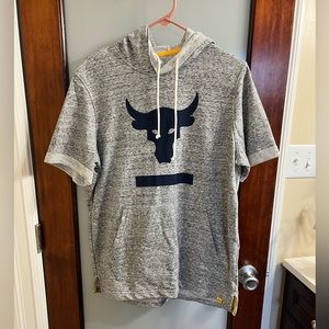 Under Armour Project Rock Short Sleeve Hoodie